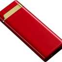 Slim Torch Lighter, Jet Flame Refillable Butane Lighter with Wheel Flint Ignition, Windproof & Adjustable Flame Mini Pocket Lighter, Great Gift for Men for Birthday, Christmas (No Gas) (Red)