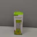 Cordless Portable Personal Size Blender - Mini Blender Make Smoothies and Shakes, 380Ml BPA Free Travel Cup, Powerful Blending Suit in Office/Home/Gym (Black)