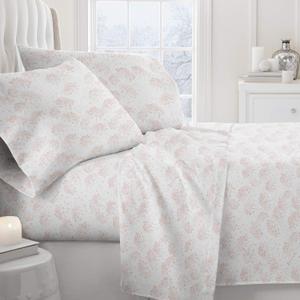 Linen Market 4 Piece Queen Bedding Sheet Set (Pink Flower) - Sleep Better Than Ever with These Ultra-Soft & Cooling Bed Sheets for Your Queen Size Bed - Deep Pocket Fits 16" Mattress