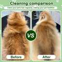 Flea Comb Set for Cats & Dogs  2 Self-Cleaning Flea Combs (Long & Short Teeth), Shell Comb, Detangling Comb & Electrostatic Hair Removal Glove  Effective for Removing Fleas, Tangles & Loose Hair