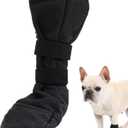 ETIAL Dog Paw Wound Recovery Boot, Breathable Dog Bootie for Injured Paw, Anti-Slip Dog Shoe with Self-Adhesive Strap, Dog Paw Protector for Outdoor Walking & Keep Dogs from Licking Wounds (M)