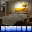 Picture Light,Battery Art Lights for Wall,Wireless Remote Painting Light with Timer and Dimmable,20Metal Display Lighting for Artwork,Portrait,Gallery-BK