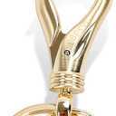 Commerce Keychain with 2 Key Rings, Office and School Heavy Duty Car Key Chain for men and women. (Gold)