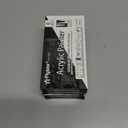 5 x EBOT Acrylic Paint Pen White Black, 6 Pack Black Paint Markers for Rock Wood Fabric Plastic Leather Glass Stone Metal Canvas,Water-Based Acrylic Paint Sets