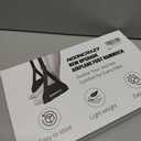 Airplane Foot Hammock, No Collapse Foot Rest for Plane Travel with Extended Adjustment Strap, Portable Desk Foot Hammock with Thickened Foam, Foot Sling Travel Essentials to Relax Your Feet (1 Pc Black)