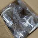 Auto Rolling Fridge Egg Organizer, Space Saving Eggs Dispenser for Refrigerator Storager with Lid,Egg Holder for Fridge 2 Pack (Transparent)