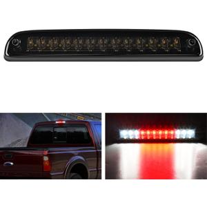 Nilight Third Brake Light Tail High Mount 3rd Stop Cargo Reverse LED Lights For 1999-2016 Ford Ranger F-250 F-350 F-450 F-550 Super Duty 1994-2010 Mazda B2300 B3000 B4000 (red)