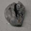 SiYi Short Curly Silver Gray Wigs for Old Lady Costume for Women and Grandma Arty Wig Silver Gray Mother Oldlady Wig