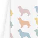2 x WFSM Golden Retriever Gifts - Dog Kitchen Towels, Golden Retriever Decor, 1624 Inches
