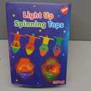 24PCS Light Up Spinning Tops Glow Party Favors for Kids 3-5 4-8 8-12 Summer Goodie Bag Stuffers Classroom Treasure Box Toys Carnival Prize Fidget Bulk Birthday Trinkets End of Year Students Gifts