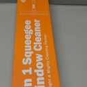 Eazer 89'' Squeegee Window Cleaner 2 in 1 Rotatable Window Cleaning Tool Kit with Extension Pole, Window Washing Equipment with Bendable Head for Indoor/Outdoor Window and Car Glass