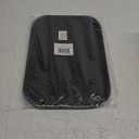 New Star Foodservice 24852 Restaurant Grade Non-Slip Tray, Plastic, Rubber Lined, Rectangular, 10-Inch x 14-Inch, Black