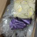 Wettarn 6 Set of Christmas Balloon Stand Kit for Floor with Balloons Light Strings Holder Centerpieces Balloon Column Kit Birthday Baby Shower Wedding Party(Gold Sequin, Purple)