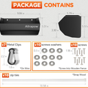 4.5 Quart Hanging Goat Feeder [Material of Metal] with Clips and Nylon Tie Wraps, Fence Feeder [Sturdy and Durable] for Goat, Pig and Dog, Blue, 4 Pack