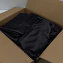 P Pothuiny Satin Sheets King (6 Pieces, Black) - Luxury Silky Satin Bed Sheets King Bedding Set, Extra Soft King Size Sheets Set, 1 Satin Fitted Sheet + 1 Flat Sheet + 4 Pillow Cases