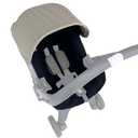 Replacement Canopy & Seat Cushion Set Compatible with Doona+ Car Seat Stroller - Sunshade Cover & Textile Fabric Accessories - Breathable, Machine Washable (Natural Green)