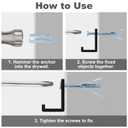 PAGOW 120 Pcs Self-Drilling Anchors, 4 Sizes Anchors and Screws for Heavy Duty, Metal Screw Anchors Kit, No Drill and Hole in Wall (1.18"+1.37"+1.57"+1.77")