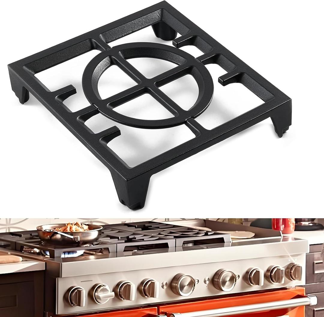 W11380124 Burner Grate for Whirlpool Kitchenaid Stove Grate, Gas Range Burner Grate Stove Replacement Parts for Gas Stove, 11x10.8 Cooking Grate KFGC506JSS KCGC506JSS KFGC558JSS Top Surface Grates