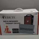 Red Light Therapy for Face and Body, 630nm 660nm 810nm and 850nm Near Infrared Light Therapy Panel, 70 Dual Chip LEDs, High Power LED Light Therapy Device for Skin Care, Sleep, Pain Relief. M70 (Black)