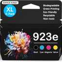 923XL 923e Ink Cartridges Combo Pack Replacement for HP 923XL 923e Ink Cartridges for HP OfficeJet Pro 8135e 8130e 8139e 8138e 8122e 8120e 8124e 8125e 8130e 8132e 8134e Printer(with Chip)