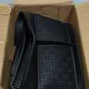 Magnetic Stove Top Shelf 30 Inch - Heat Resistant Silicone Over the Stove Shelf Spice Rack Organizer - 3 Functional Partitions Kitchen Organization and Storage for Spices, Oils & Gadgets (Black)