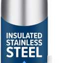 Brita Stainless Steel Premium Filtering Water Bottle, BPA-Free, Reusable, Insulated, Replaces 300 Plastic Water Bottles, Filter Lasts 2 Months or 40 Gallons, Includes 1 Filter, Stainless - 20 oz.