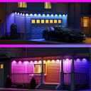 Permanent Outdoor Lights, 100ft RGB with App Controlled Remote, Waterproof Christmas Decorations, Music Synchronized Outdoor Lights for Houses