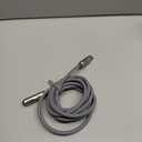 MFish 4-in-1 USB Charging Cable with Carrying Case, 240W Fast Charger Cord, USB-A & Dual USB-C to USB-C/Lightning, for iPhone 17/16/15/14, iPad, MacBook & More (Grey, 6.6Ft)