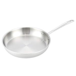 Tri-Ply Stainless Steel Fry Pan, 12 inch, Silver (Previously AmazonCommercial brand)