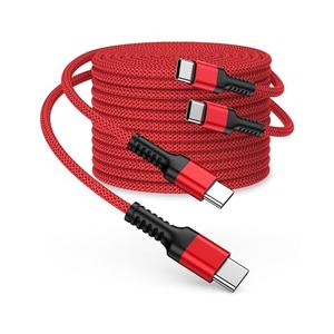 Carplay USB C to USB C Cable 3ft Braided Type-C Power Cord 60w Braided PD Fast Charging Cable Compatible with iPhone 17e/17 Pro Max/16e/16/15 Samsung Galaxy S26/S25/S24 Ultra Pixel 10a/10/9/8 for Car