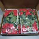 Tifuly 50pcs Red Roses in Bulk, Realistic Long Stem Fake Silk Roses Bouquet for Wedding Centerpiece Table Party Home Kitchen Decor