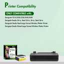 712 T210 712XL Ink Cartridge for HP Printers Black and Color Combo Pack