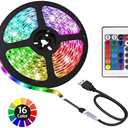 ACONDE 6.56 feet USB LED Strip Lights, DIY Indoor Decoration, TV Backlight, 24 Keys Remote