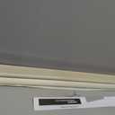 LazBlinds No Drill Zebra Blinds for Windows 30.5" W x 64" H, Cream