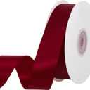 woric Red Ribbon Valentine Ribbon 1 inch 60 Yards Double Faced Red Satin Ribbon for Crafts Wedding Invitation Bows Making Gift Wrapping Decorations