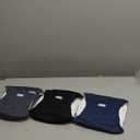 Wegreeco Washable Male Dog Belly Band - Pack of 3 - Washable Male Dog Belly Wrap, Small Doggie Dog Diapers Male for Doggy Puppy (Black, Charcoal, Navy, Small)