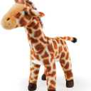 Giraffe Stuffed Grassland Toy Jungle Animals 10.6 INCH,Plushies Stuffed Animals for Girls Plush Sika Deer Toys Little Stuffed Animal, Cute Stuffed Animal Plush Toy for Boy Girls
