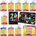 Party Favors for Kids 4-8-12: 24 Pack Scratch Rainbow Art Crafts Notebook, Coloring Book Goodie Bags Stuffers Kit, Bulk Birthday Gift Classroom Prizes Girl Boy Toddler