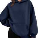 WYNNQUE Hoodies for Women Oversized Sweatshirts Fall Fashion Outfits 2025 Casual Sweaters Tops Fleece Workout Winter Clothes M