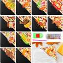 12 Pcs Diamond Art Bookmarks Maple Leaf Pumpkin Turkey Gnome Pine Cone Corner Bookmark Fall Autumn Thanksgiving Book Lovers Reading Art Craft Kit Gifts for Home Office School Beginner Adults Kids