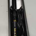 LANVIER 1.25 Inch Curling Iron, Extra Long Barrel 1 1/4 Inch Curling Iron for Long Hair up to 450F, Worldwide Dual Voltage Hair Curler for Traveling, Hair Waving Style Tool Black