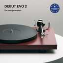 Pro-Ject Debut EVO 2 Turntable with Pick it MM EVO Cartridge (Satin Steel Blue)