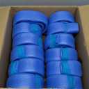 Trampoline Pole Foam Sleeves, 1''/28mm Diameter Foam Covers, Each 35.4'' Length-2 Pcs Fit Together 6 Feet Length, Safety Pole Cover, Set of 12,Blue