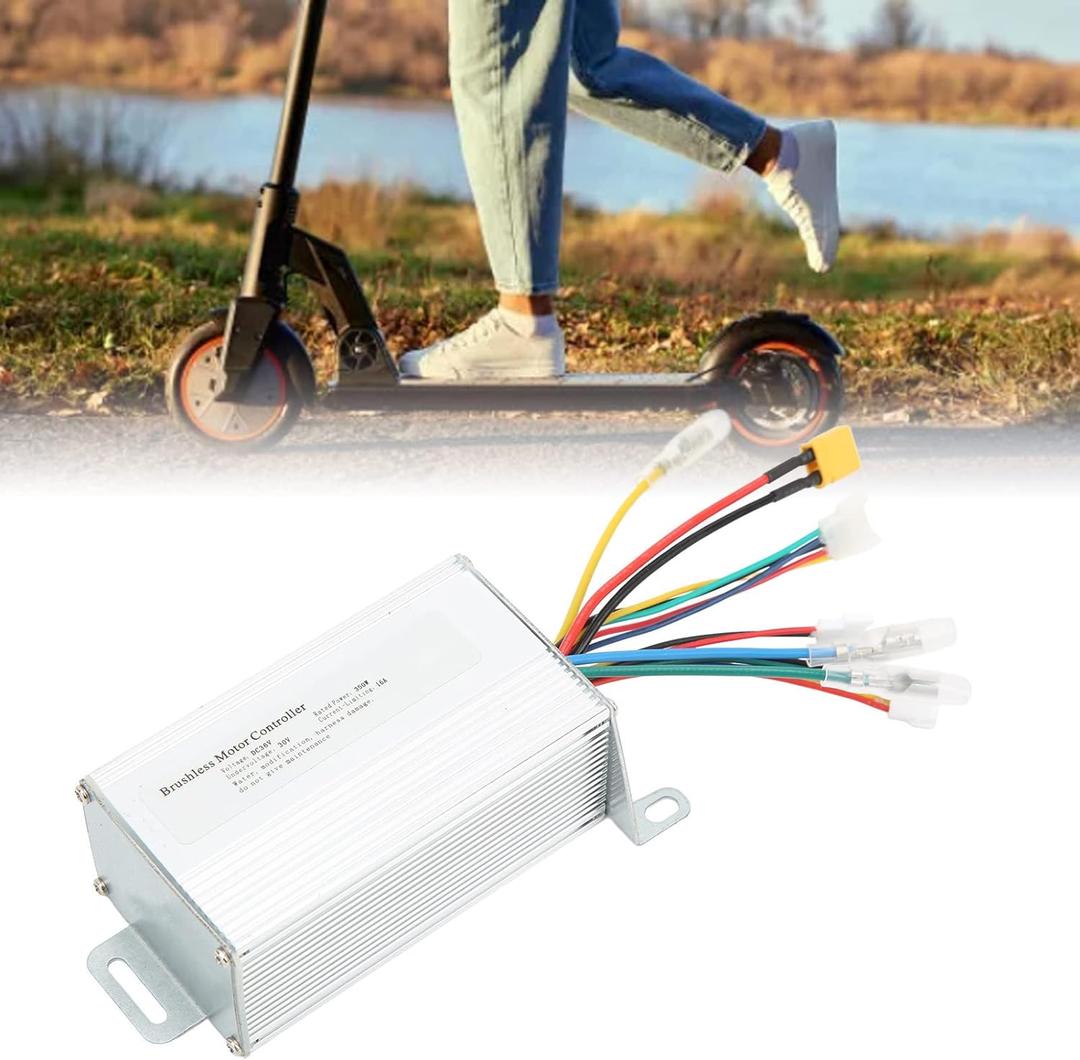Electric Scooter Controller Aluminium Alloy Scooter Brushless Motor Controller 36V 16A for