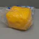 Yellow Cheese Squeeze Toy,Soft Novelty , Theme Cheese Cubes Squishy 3.9(Large)
