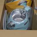 Hazel Quinn Retro Electric Kettle - 1.7 Liters / 57.5 Ounces Tea Kettle with Thermometer, All Stainless Steel, 1200 Watts Fast Boiling, BPA-free, Cordless, Automatic Shut Off - Mint Green