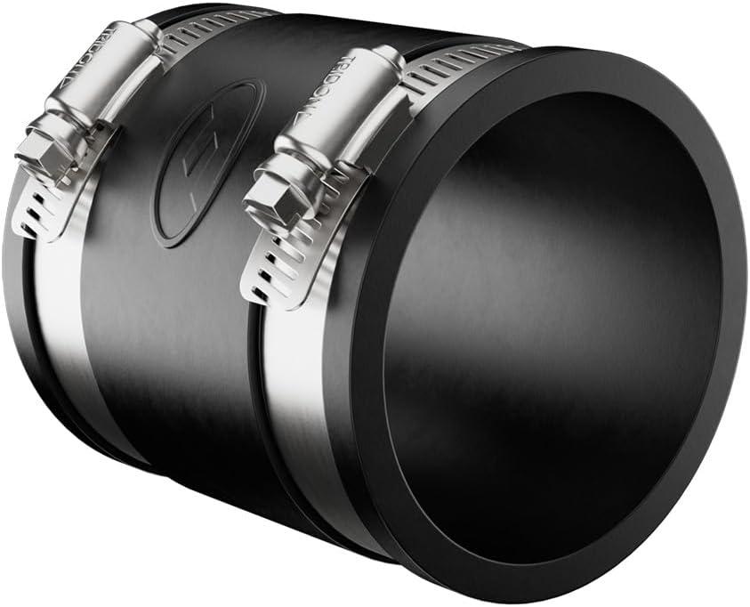 Fernco 1056-33 Flexible Pipe Coupling 3 CI/Plastic/Steel to 3 CI/Plastic/Steel