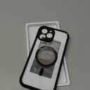 BERFY for iPhone 13 Pro Max Case, Compatible with MagSafe, Built-in Privacy Screen Protector and Camera Protection, Anti-Spy Full Body Shockproof Clear Phone Case for 13 Pro Max 6.7", Black