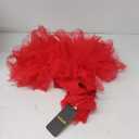 Girls Dance Tutu Dresses Ruffle Sleeve Snap Crotch Ballet Leotards Red 5-6 Years