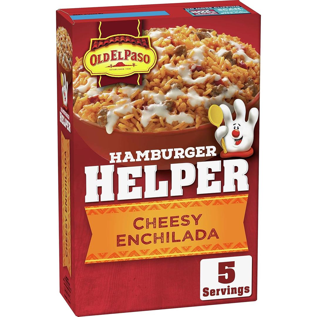 Hamburger Helper Cheesy Enchilada 12 Pack 7.5 Oz, Best By: 03 Nov 2026